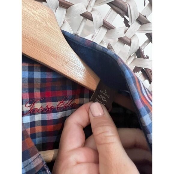 Tasso Elba mens fall button down size large - Picture 4 of 5